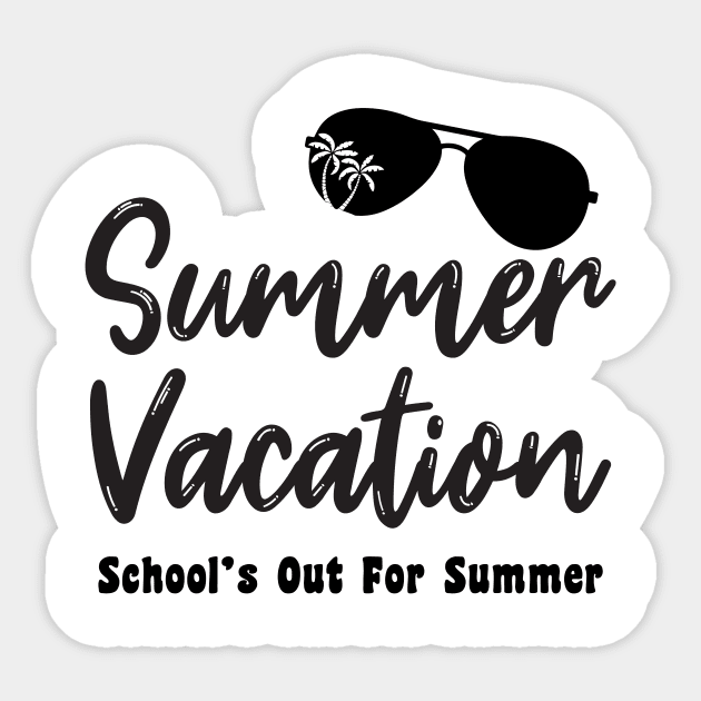 Summer Vacation Sticker by FontfulDesigns